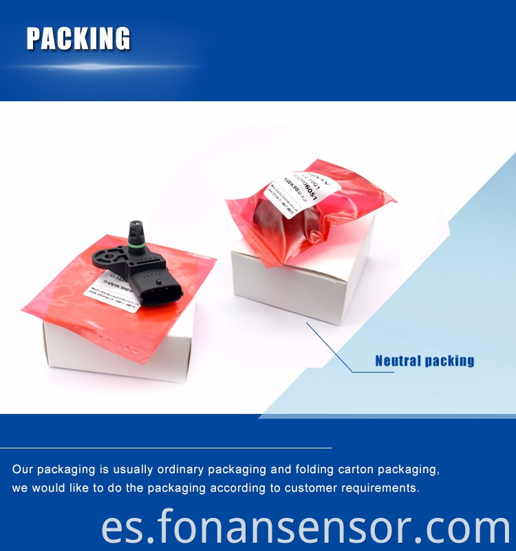 Sensor de presión diferencial de normas de emisión europeas DPF de alta calidad para MERCEDES GL-CLASS X164 2006 0281002823